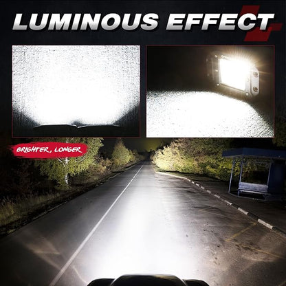 OFFROADTOWN Flush Mount LED Pods, 2pcs 5'' 78W Driving Light Work Lights Flush LED Light Bar Super Bright Fog Off Road Lights for Truck UTV ATV SUV Boat 4x4 Car