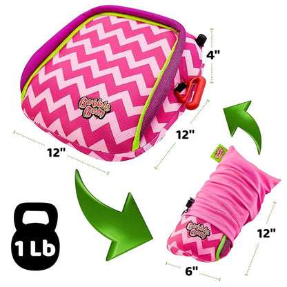 bubblebum Inflatable Backless Booster Car Seat, Portable Travel Booster Seat, Booster Seats for Cars 40-100 lbs, Kids & Child 4-10 years old - Pink | Inflatable Seats for Cars, Kids 40-100 lbs, Ages 4-11, Fits 3 Across, Rideshare & Carpool, FMVSS 213 C...