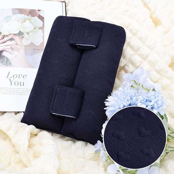 Seat Belt Pillow Post Surgery, Chemo Port Pillow for Seatbelt Chest Protector Chemo Patients Pacemaker Heart Surgery Recovery Support Cushion Gifts for Women with Insert Ice Pockets