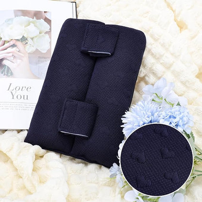Seat Belt Pillow Post Surgery, Chemo Port Pillow for Seatbelt Chest Protector Chemo Patients Pacemaker Heart Surgery Recovery Support Cushion Gifts for Women with Insert Ice Pockets