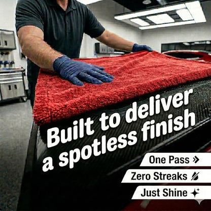 Microfiber Car Drying Towel Extra Large 24x36 – 1400GSM Ultra Plush Dual Sided, Scratch Free Streak Free Absorbent Car Wash Towel for Cars Trucks SUVs