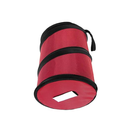 FH Group FH1120 Collapsible Trash Can (Red) Small with Gift - Universal Fit
