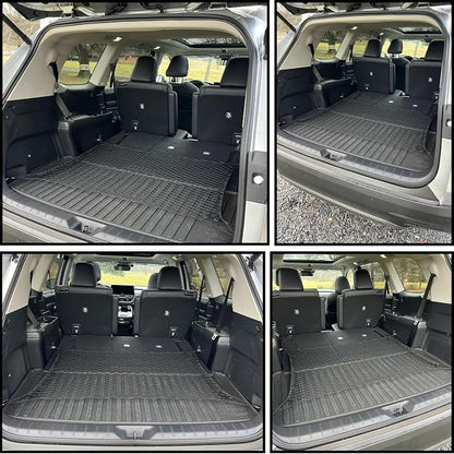 Rear Trunk Organizer Cargo Net Suitable for 2024 2025 2026 Toyota Grand Highlander Hybrid Limited Platinum Nightshade XLE LE Rear Trunk Mesh Cargo Storage Net Bag Grand Highlander Accessories