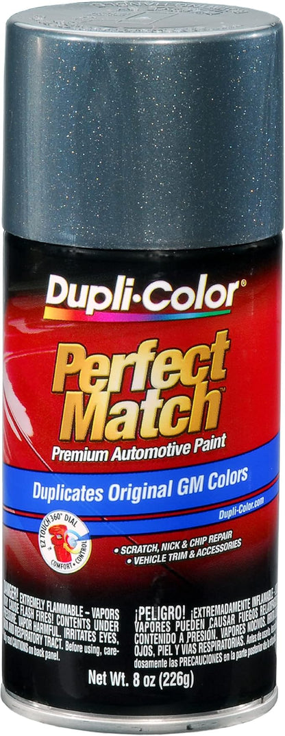Dupli-Color EBGM05367 Perfect Match Automotive Spray Paint – General Motors Gunmetal Metallic, 83 WA8915 – 8 oz. Aerosol Can