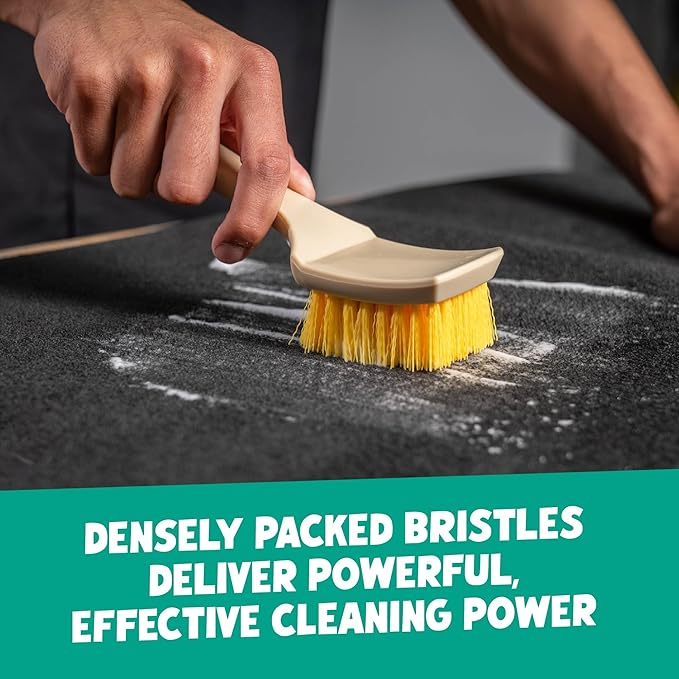 Chemical Guys Induro 7 Heavy Duty Nifty Carpet & Upholstery Detailing Brush 2 Pack – Deep Cleaning Brushes for Fabric, Carpet, and Upholstery - for Automotive, RV, and Home Interior Detailing