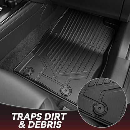 YITAMOTOR Floor Mats & Cargo Liner for Mazda CX-30 2026 2025 2024 2023 2022 2021 2020 Includes 2 Rows and Trunk Mat Set, Cutsom Fit All-Weather Automotive Floor Mat Set Liners, Black