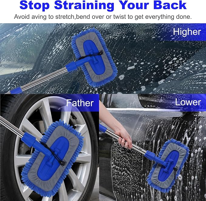 Car Wash Brush Chenille Car Wash Mop