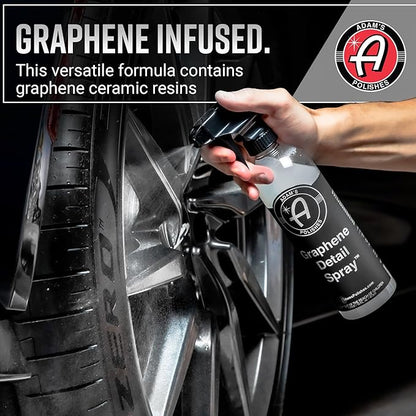 Adam's Polishes Graphene Detail Spray (5 Gallon) - Extend Protection of Waxes, Sealants, & Coatings | Waterless Detailer Spray For Car Detailing|Clay Bar, Drying Aid, Add Ceramic Graphene Protection
