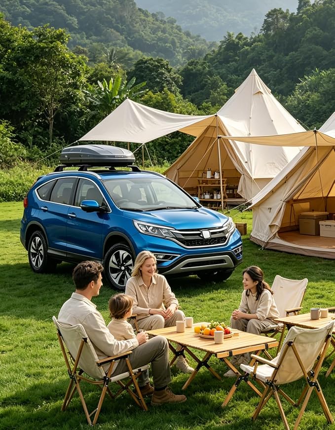 Wonderdriver Roof Rack Cross Bars Fit for Honda CRV CR-V 2012 2013 2014 2015 2016 with Side Rails, Aluminum Roof Rails Crossbars cargo bars Canoe Bike Kayak Car Snowboard Rooftop Cargo Carrier Luggage