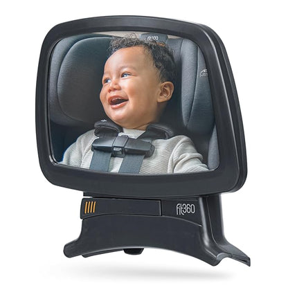 Chicco Fit360 Mirror Car Seat Accessory for Fit360 Rotating Convertible Car Seat, Shatter-resistant, For Rear-Facing, Anthracite/Grey