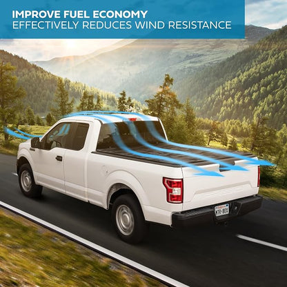 Camo Tonneau Cover for Ford F-150 2015-2026 5.5 ft Bed, All-Weather Retractable Truck Bed Cover Camo Design Truck Bed Cover for F150 & F-150 Lightning Soft Roll-Up Truck Tonneau Cover