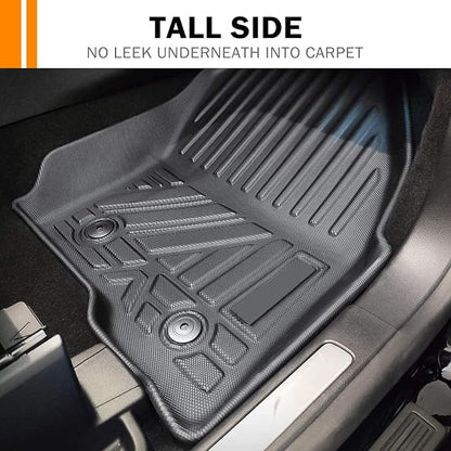 KUST Floor Mats for 2017-2022 Nissan Rogue Sport, All Weather Front Rear Floor Liners Rogue Sport Accessories TPE Rubber Raised Edge (Sport Only)