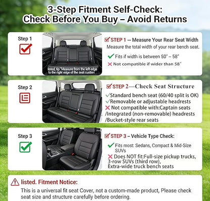 Front Car Seat Covers Set of 2,Universal Precision Fit Contoured High-Density Nappa Leather Waterproof Automotive Seat Covers Automotive Seat Covers & Accessories,Style1 Gray