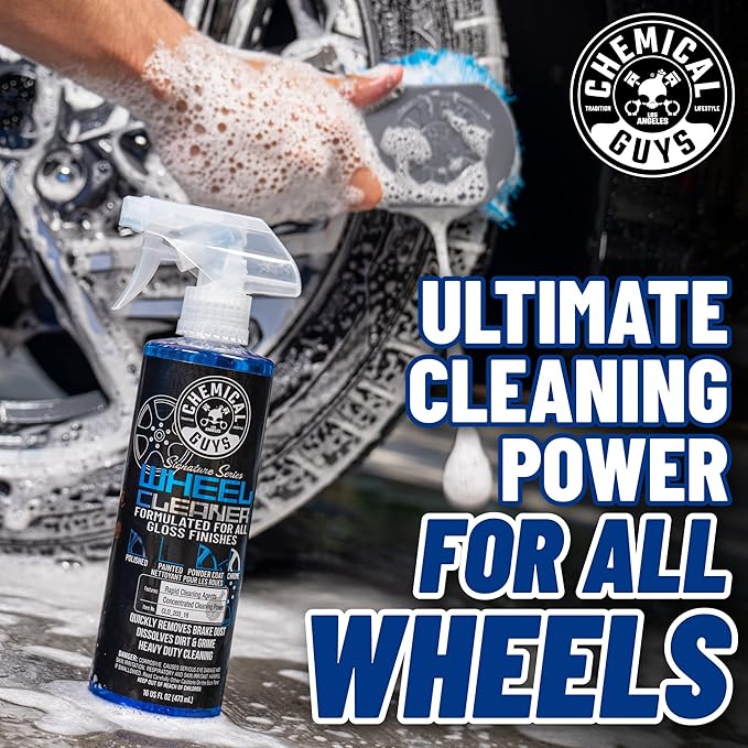 Chemical Guys CLD_203 Signature Series Wheel Cleaner, Formated For All Gloss Finishes, Safe for Cars, Trucks, SUVs, Motorcycles, RVs & More 128 fl oz (1 Gallon)