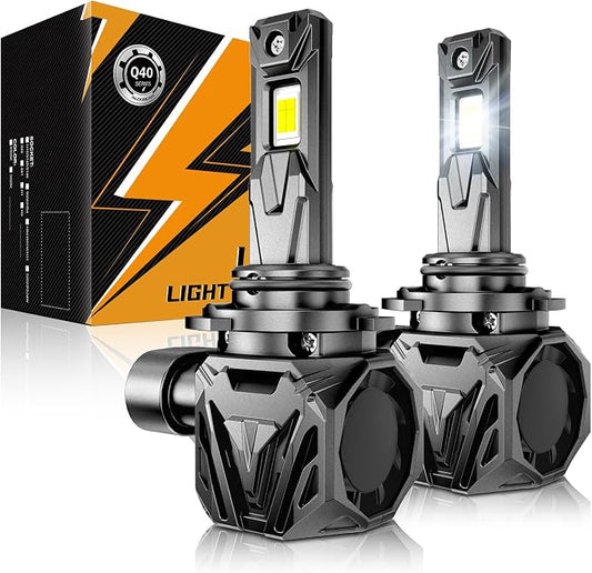 Auxbeam 9006 Fog Lights, Q40 Series 30000LM 800% Brighter Powersports Light For UTV ATV Offroad Use