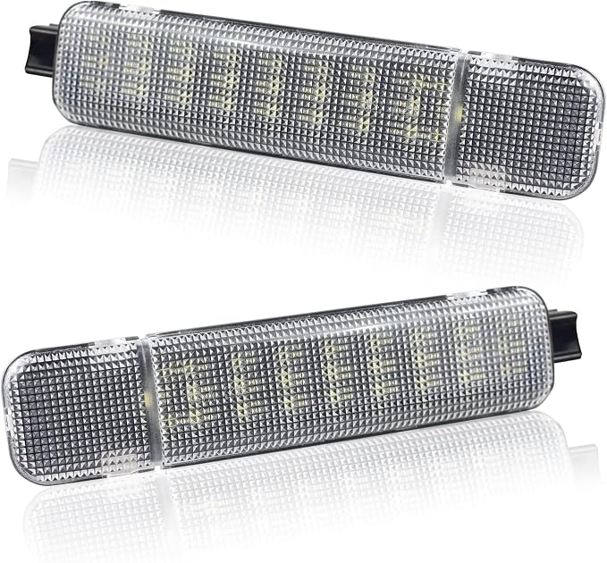 NDRUSH Interior Light LED Door Panel Courtesy Light Warning Light Lamp Assembly Compatible with Silverado/Sierra C/K 1500 2500 3500 Pickup Suburban Tahoe Avalanche Yukon Cadillac Escalade