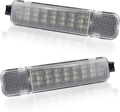NDRUSH Interior Light LED Door Panel Courtesy Light Warning Light Lamp Assembly Compatible with Silverado/Sierra C/K 1500 2500 3500 Pickup Suburban Tahoe Avalanche Yukon Cadillac Escalade