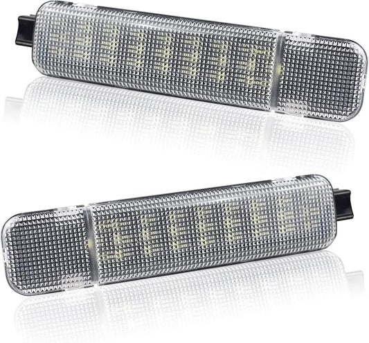 NDRUSH Interior Light LED Door Panel Courtesy Light Warning Light Lamp Assembly Compatible with Silverado/Sierra C/K 1500 2500 3500 Pickup Suburban Tahoe Avalanche Yukon Cadillac Escalade