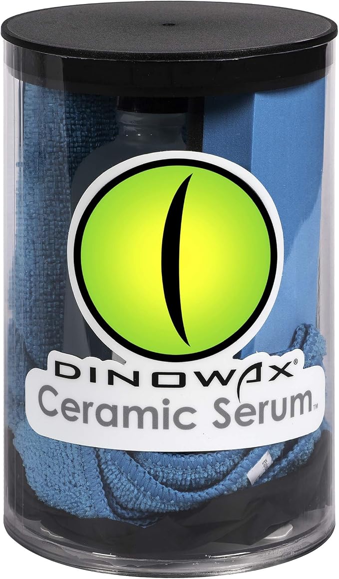 Ceramic Serum Kit, Ceramic Coating, Detailing Kit, Car Detailing Supplies, Protect Collection, 8 Oz Serum with Application Accessories