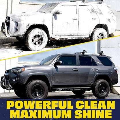 Foam King Car Wash Soap Strip (40ct = 20 Car Washes) - Concentrated Car Cleaning Soap Sheet, No Plastic Bottle - For Foam Cannons Guns, Bucket Wash. Safe for Cars, Trucks, Motorbikes - Citrus Scent