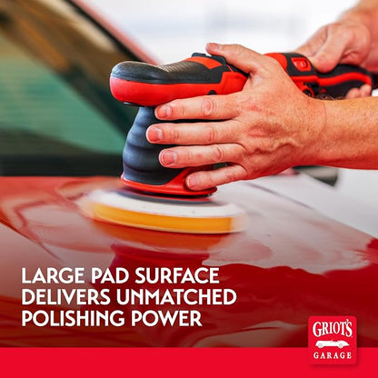 Griot's Garage 6.5" BOSS Correcting Foam Pads for Car Polishing, Buffing, Detailing and Light to Moderate Auto Paint Correction, Durable, Machine-Washable, Pack of 2