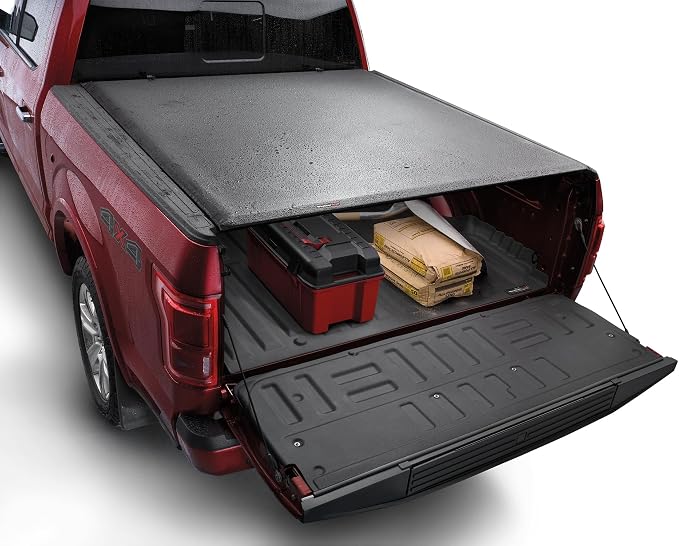 WeatherTech Roll Up Pickup Truck Bed Cover for Sierra 2500HD / 3500HD, Silverado 2500HD/3500HD, (8RC2438), Black