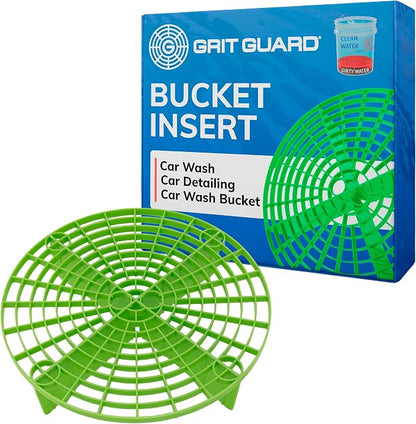Grit Guard The Original Green Bucket Insert - 10" Diameter Car Wash Bucket for Car Washing, Detailing Compatible with 3.5, 4, 5 and 6 Gallon Buckets - Made in the USA