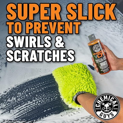 Chemical Guys CWS_808 Hybrid Foaming High Gloss Car Wash Soap (Works with Foam Cannons, Foam Guns or Bucket Washes) Safe for Cars, Trucks, Motorcycles, RVs & More, 128 fl oz (1 Gallon), Orange Scent