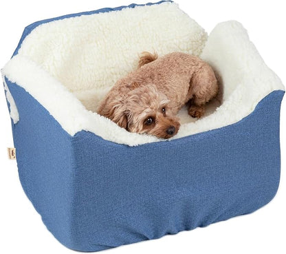 SNOOZER PET Products Lookout 1 Dog CAR SEAT, Denim Diamond, Medium