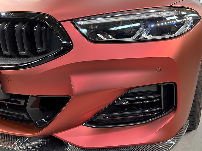 ColorFusion PPF by VViViD, Satin Stealth Chrome Red Dry Apply PPF Vinyl Car Wrap Roll 20ft x 5ft