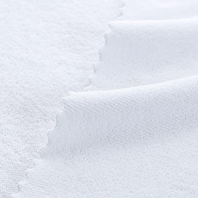 Arkwright Smart Rags Microfiber Cleaning Cloths, Pack of 50 in a Box, Lint Free 180 GSM Reusable Towels for Auto, Office and Household Cleaning, 12 x 12 in, White