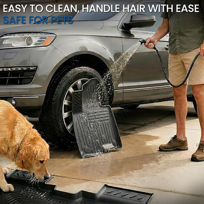 Floor Mats Set for 2026 Hyundai Palisade Hybrid 7/8 Seats (Not Fit Gas), All Weather TPE Backrest Mat Cargo Mat Floor Liner Accessories, Waterproof and Durable Car Mats