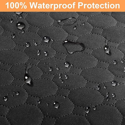 Mancro Dog Car Seat Cover, 2026 Upgraded 600D Heavy Duty Waterproof & Scratch-Resistant Dog Hammock for Car, Back Seat Pet Cover for Dogs with Sedan and Truck, X-Large, Black