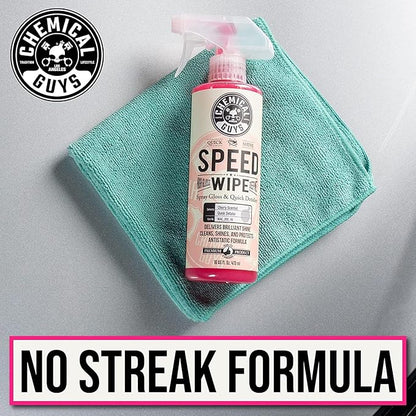 Chemical Guys Speed Wipe Quick Detailer, Safe for Cars, Trucks, SUVs, Motorcycles, RVs & More, Extra Large 32 fl oz, Cherry Scent
