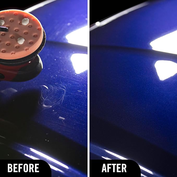 Turtle Wax Hybrid Solutions Ceramic Car Polish and Wax, Light Scratch Remover, Durable Paint Protection, Extreme Water Beading, High Gloss Shine, Hand or Machine Polisher Use, 14 oz (Pack of 1)