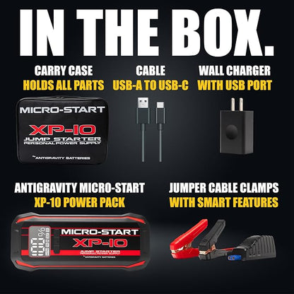Antigravity Batteries 600A Lithium Jump Starter – 12V Portable Battery Booster for Gas & Diesel Vehicles up to 7.3L, Compact Jump Box with USB-C Fast Charging
