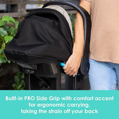 Baby Trend EZ-Lift™ PRO Infant Car Seat, Dash Tan – Lightweight Premium Carry, Plush Infant Cushioning, Adjustable Harness Support