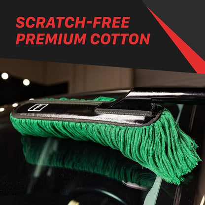 Maxshine Universal Premium Cotton Car Duster – Exterior Auto Dusting Tool – Safe for All Surfaces – Gently Removes Dust, Dirt & Debris – Reusable Detailing Brush for Cars, Trucks & SUVs
