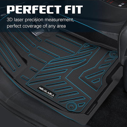 Floor Mats & Cargo Liner for 2023-2025 2026 Honda HR-V All Weather Protection TPE Rubber Floor Liners & Trunk Mat for Honda HRV 2026 Accessories, Odorless Anti-Slip, Black