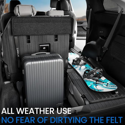 Floor Mats Set for 2021-2025 2026 Toyota Sienna (Only for 8 Seats), All Weather TPE Backrest Mat Trunk Lower Well Mat Cargo Liner Door Sill Guards Accessories (8 Seats Full Mats Set)