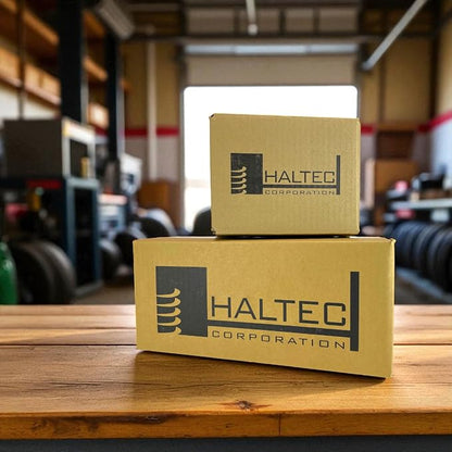 Haltec GA-165 Dual Foot 12" Long Reach Truck Service Tire Gauge with Extended Head. Straight on and 30 Degree Reverse Head, 10-150 PSI