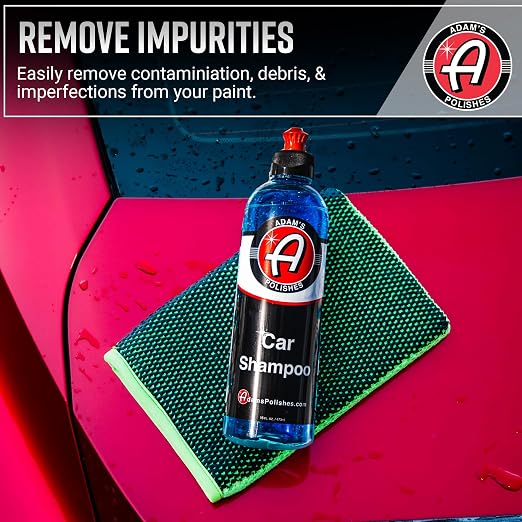 Adam's Clay Mitt Kit (Green) - Car Detailing Clay Bar Kit W/Detail Spray Lubricant for Auto Detail Paint Decon - Quickly Removes Debris from Your Vehicle Exterior Paint, Glass, Wheels, Chrome & More