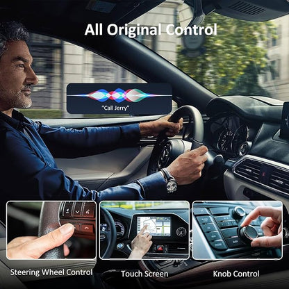 Wireless CarPlay Adapter 2024 Upgraded, Converts Factory Wired CarPlay to Wireless, Plug and Play Car Play Wireless Adapter, Fit for Cars with Built-in CarPlay from 2015 & for Apple iPhone iOS 10+