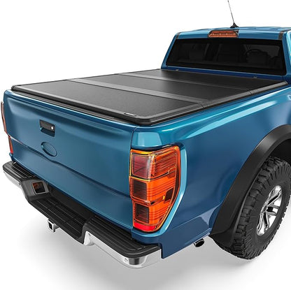 OEDRO Hard Tri-fold Tonneau Cover Fold Truck Bed Covers Compatible with 2022 2023 2024 2025 2026 Ford Maverick with 4.5 Feet Bed
