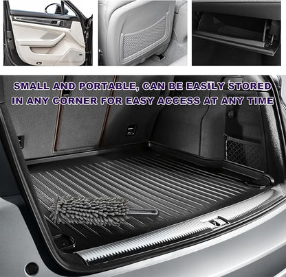 Car Interior Duster, Lint & Scratch Free Microfiber Dusting Tool with Comfy Handle, Multipurpose Hand-Held Duster Essential Cleaning Supplies for Vehicle Home Office