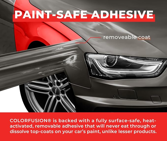 ColorFusion PPF by VViViD, Gloss Nardo Grey Dry Apply PPF Vinyl Car Wrap Roll 6ft x 5ft