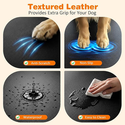 URPOWER Dog Car Seat Cover for Pets 100% Waterproof Seat Cover Hammock 600D Heavy Duty Scratch Proof Nonslip Durable Soft Back Seat Covers for Full Size Trucks