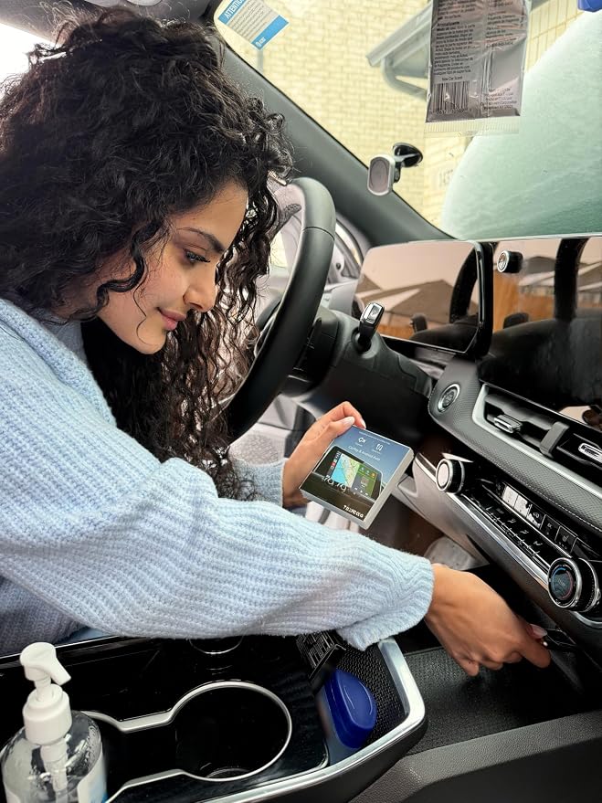Drivio Wireless CarPlay Adapter for iPhone & Android | USB CarPlay Wireless Adapter with Screen Mirroring | 2026 Bluetooth Car Play Dongle Apple Play for Car Accessories Android Auto USB C & A