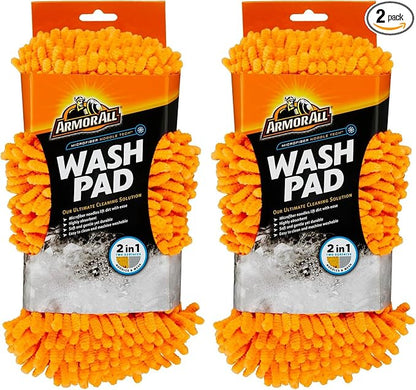 Armor All Car Wash Pad, Noodle Tech Car Wash Supplies for Cars, Trucks and Motorcycles (Pack of 2)
