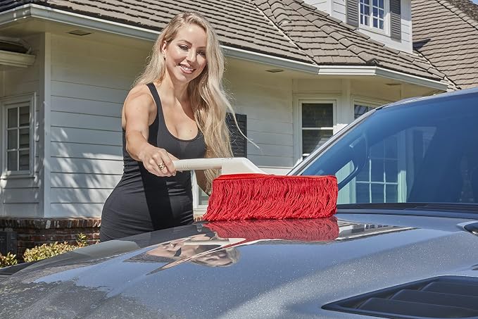 California Car Duster Auto Detailing Combo Kit with Plastic Handle 73556